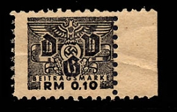 D.V.G. Contribution Stamp 10 Pfennig